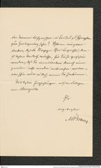 Nachlass Franz Steindachner, Brief von M. Braun an Franz Steindachner (29.05.1905), Inv.Nr. 55.03, Seite 3